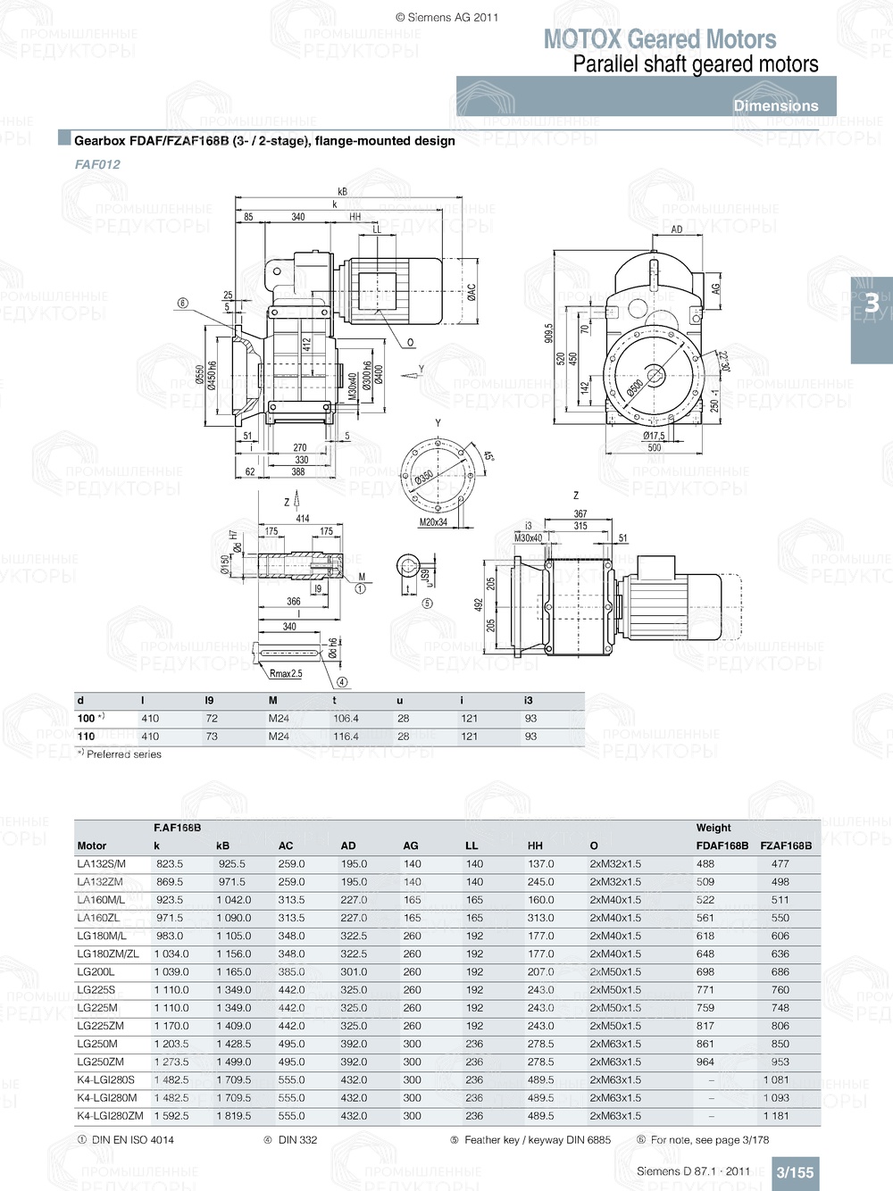 Мотор-редуктор Flender FDZ-FZZ168B Flender FDZ-FZZ168B
